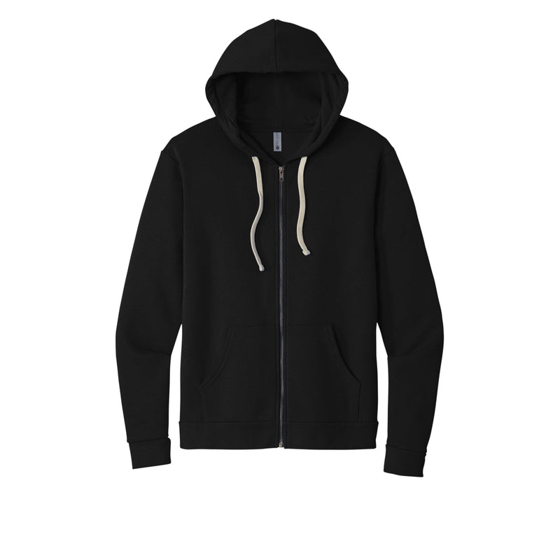 Next Level Apparel® Unisex Santa Cruz Zip Hoodie - Black