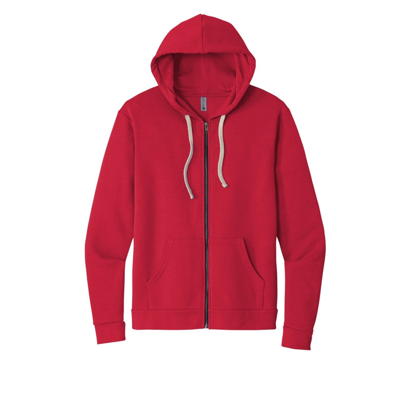 Next Level Apparel® Unisex Santa Cruz Zip Hoodie - Red