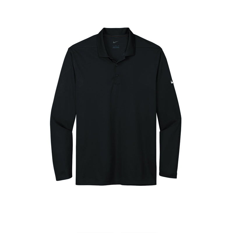 Nike Dri-FIT Micro Pique 2.0 Long Sleeve Polo - Black