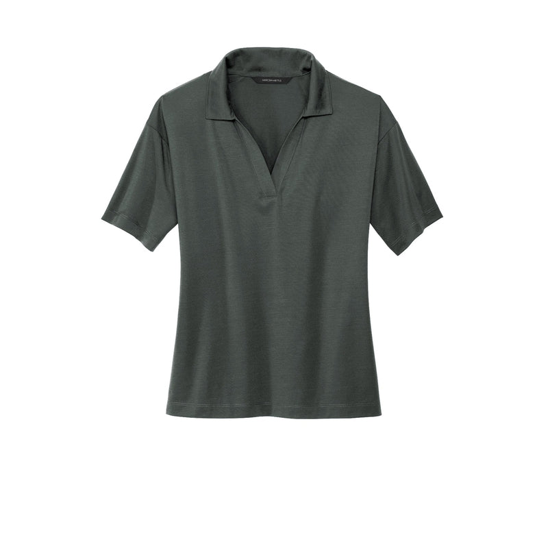 Mercer+Mettle™ Women’s Stretch Jersey Polo - Anchor Grey