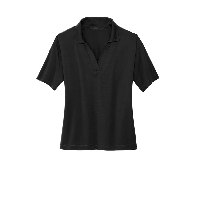 Mercer+Mettle™ Women’s Stretch Jersey Polo - Black