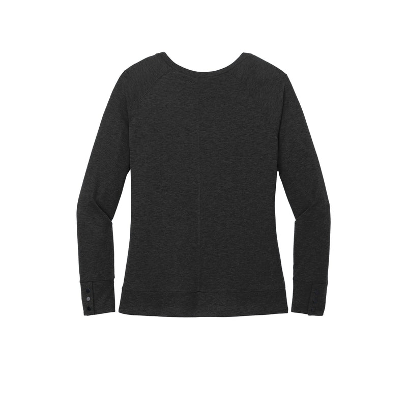 OGIO® Ladies Command Long Sleeve Scoop Neck - Blacktop