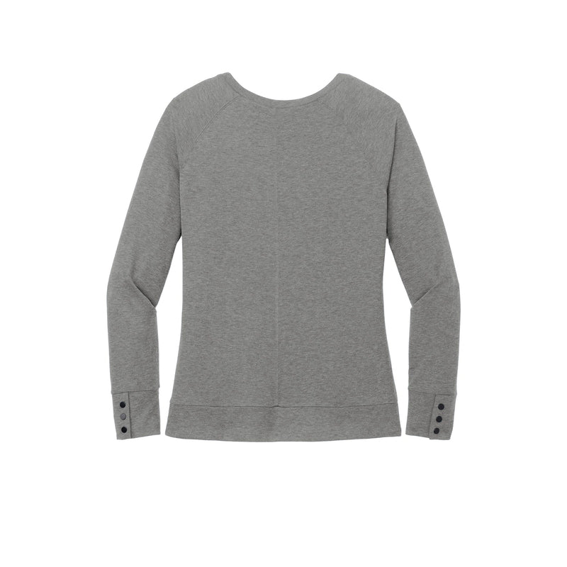 OGIO® Ladies Command Long Sleeve Scoop Neck - Gear Grey