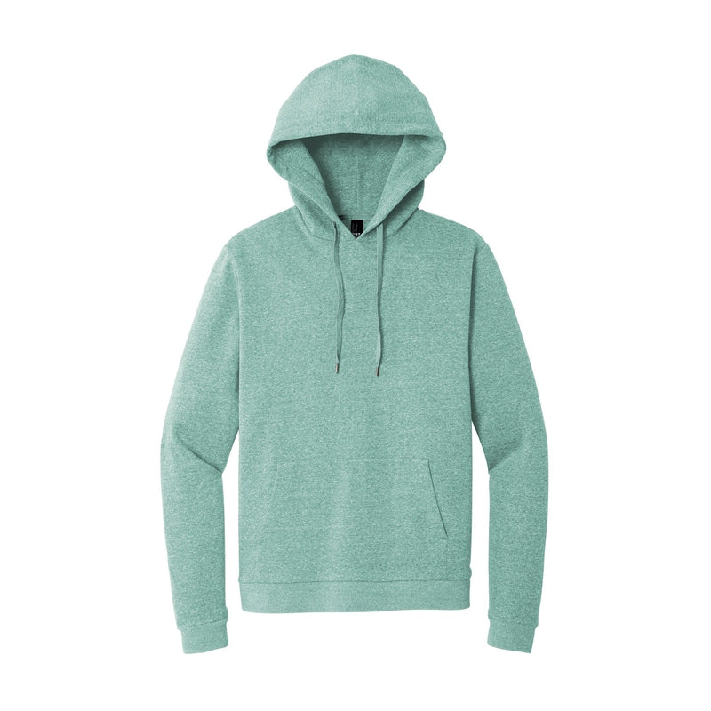 District® Perfect Tri® Fleece Pullover Hoodie - Heathered Eucalyptus Blue