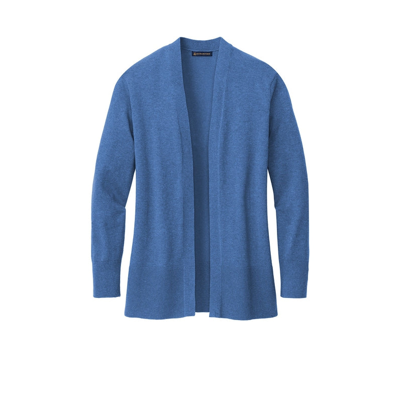 Brooks Brothers® Women’s Cotton Stretch Long Cardigan Sweater - Charter Blue Heather