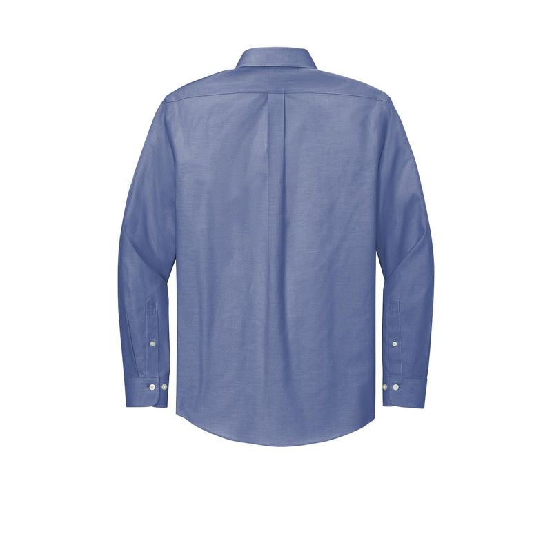 Brooks Brothers® Wrinkle-Free Stretch Pinpoint Shirt - Cobalt Blue