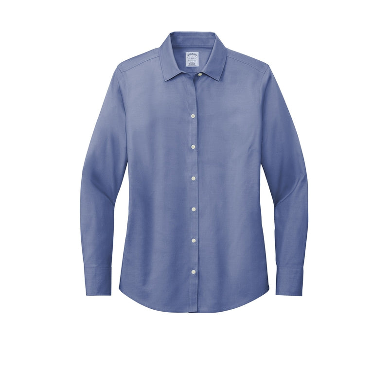 Brooks Brothers® Women’s Wrinkle-Free Stretch Pinpoint Shirt - Cobalt Blue