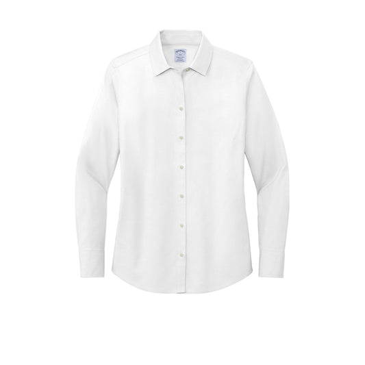 Brooks Brothers® Women’s Wrinkle-Free Stretch Pinpoint Shirt - White