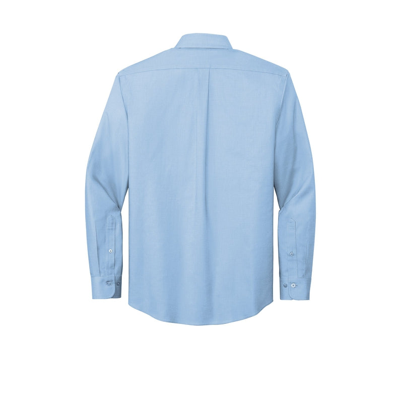 Brooks Brothers® Wrinkle-Free Stretch Nailhead Shirt - Newport Blue