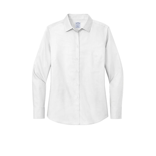 Brooks Brothers® Women’s Wrinkle-Free Stretch Nailhead Shirt - White