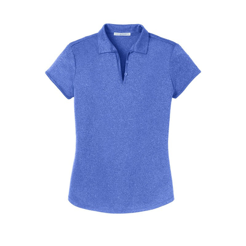 Port Authority® Ladies Trace Heather Polo - True Royal Heather