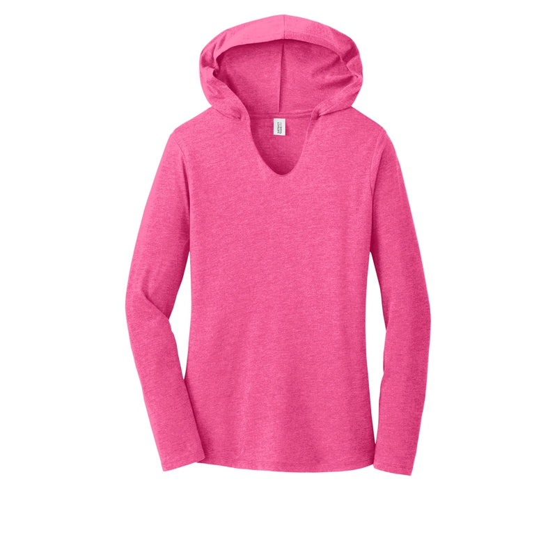 District ® Women’s Perfect Tri ® Long Sleeve Hoodie - Fuchsia Frost